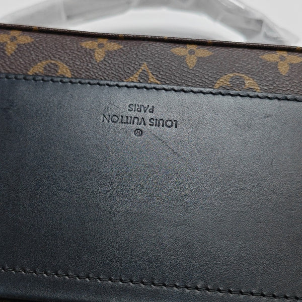 MARCEAU Monogram Coated Canvas Brown