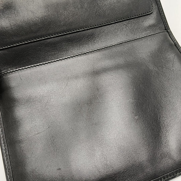 Calfskin Shoulder Bag Black