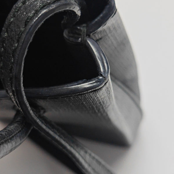 Shopping Bag Calfskin Black