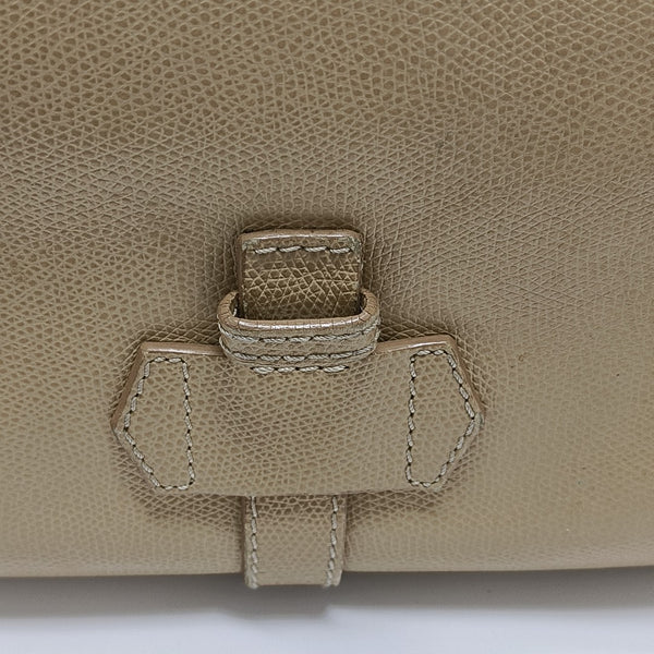 Calfskin Top Handle Bag Beige