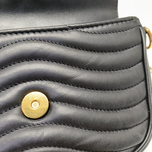 NEW WAVE Quilted Calfskin Black