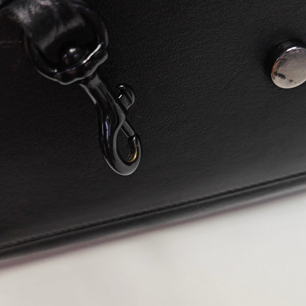DOWNTOWN CABAS Calfskin Black