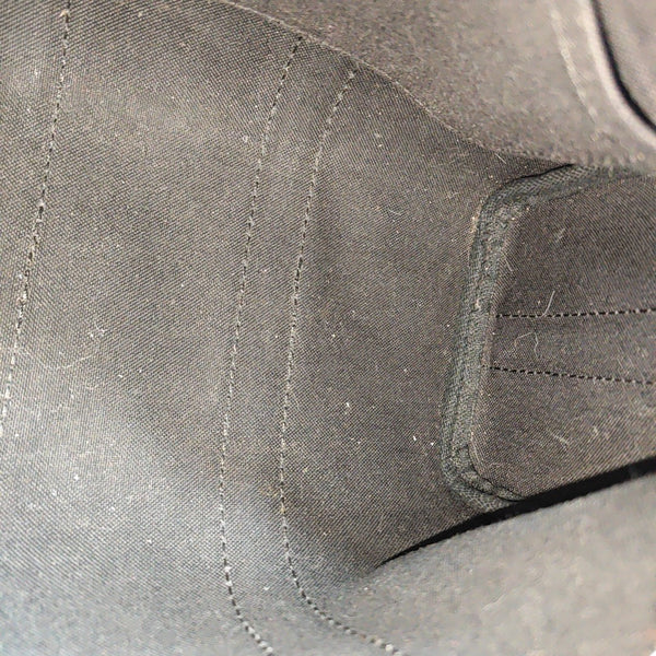 KEEPALL 25 Monogram Coated Canvas Black
