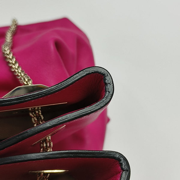 Calfskin Shoulder Bag Pink