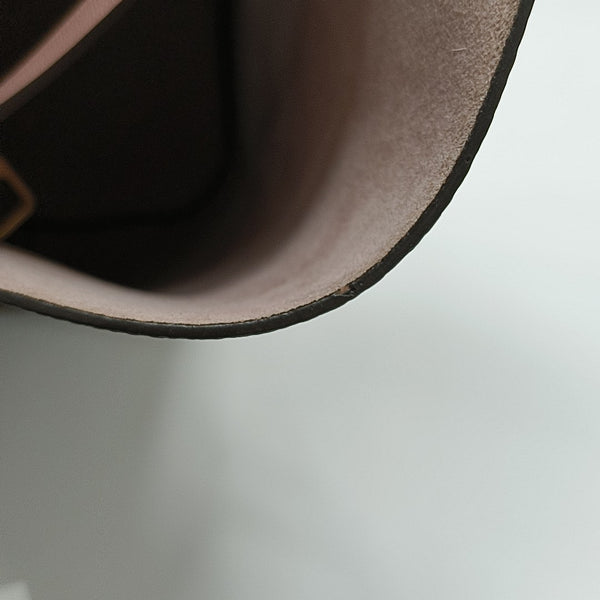 NÉONOÉ MM Monogram Coated Canvas Brown