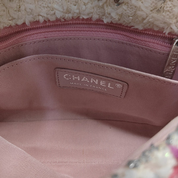 CLASSIC FLAP Mini Wool Pink