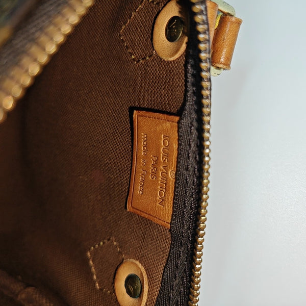 SPEEDY Nano Monogram Coated Canvas Brown