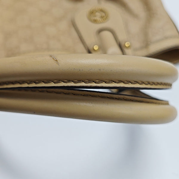 Sukey Monogram Calfskin Beige