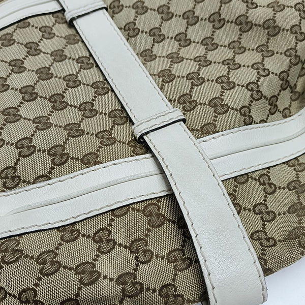 Monogram Canvas Tote Bag Brown