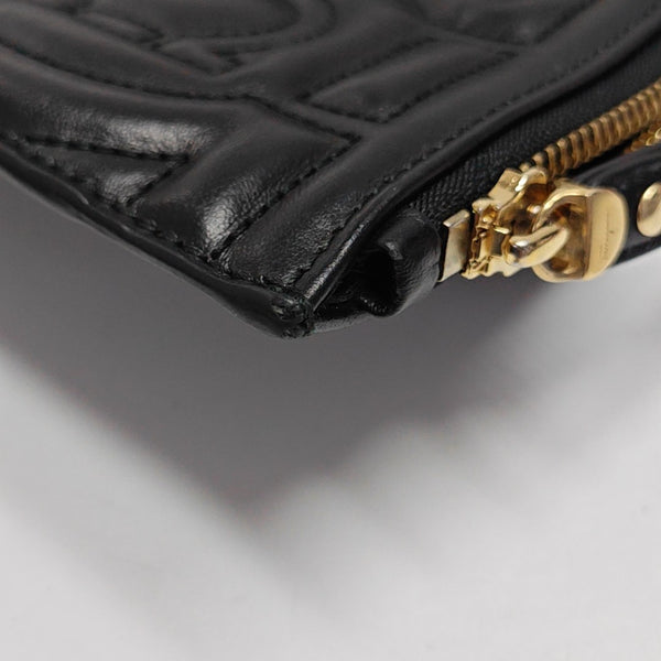 Quilted Calfskin Clutch Black