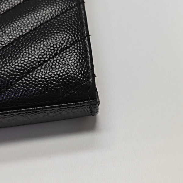 MONOGRAM Medium Chevron Calfskin Black