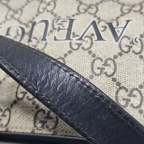 Monogram Coated Canvas Tote Bag Beige