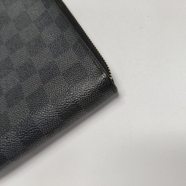JOUR PM Damier Graphite Coated Canvas Gray