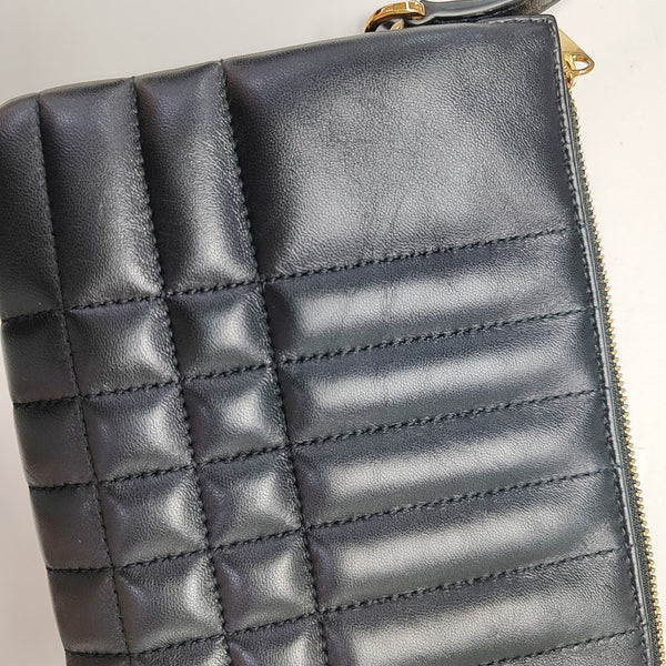 Lola Quilted Lambskin Black