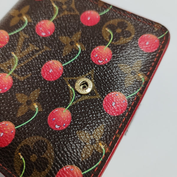 Monogram Coated Canvas Wallet Brown