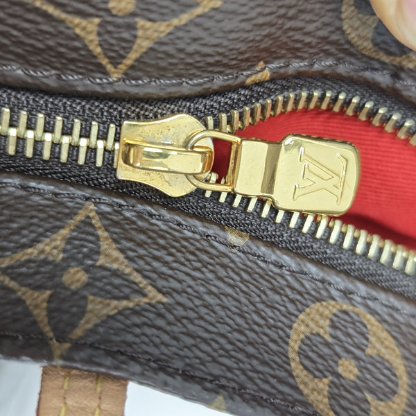 CARRY IT Monogram Coated Canvas Brown