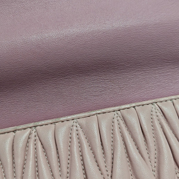 Quilted Lambskin Shoulder Bag Pink