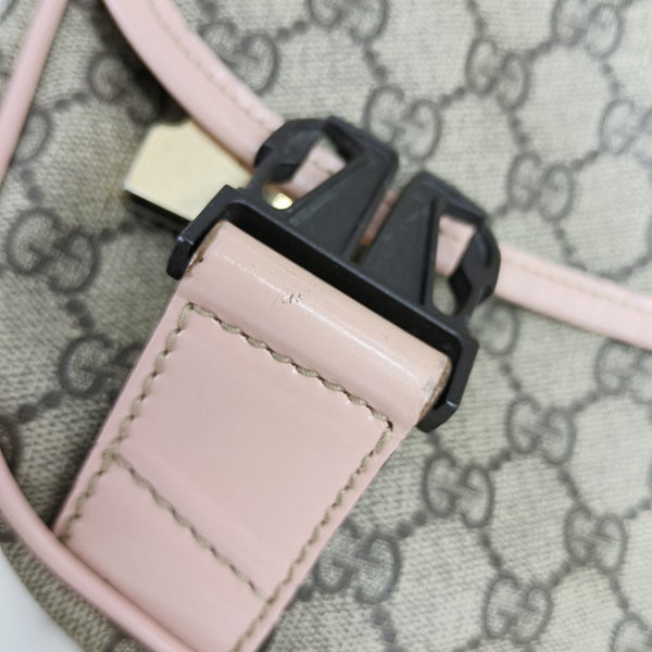 Monogram Coated Canvas Shoulder Bag Beige