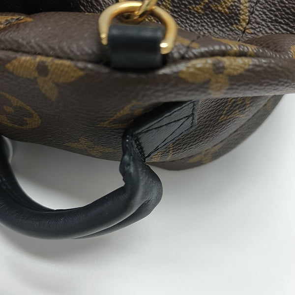 PALM SPRINGS Mini Monogram Coated Canvas Brown
