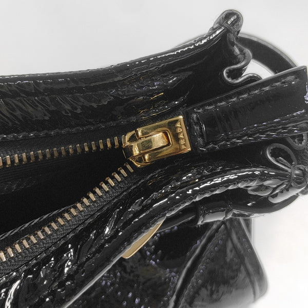 Bonnie Medium Patent Leather Black