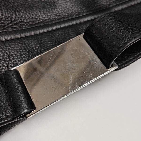 Calfskin Crossbody Bag Black