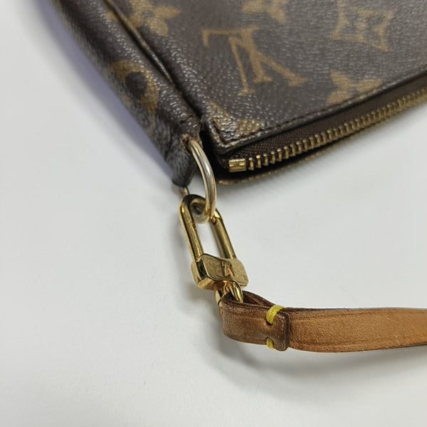 ACCESSOIRES Monogram Coated Canvas Brown