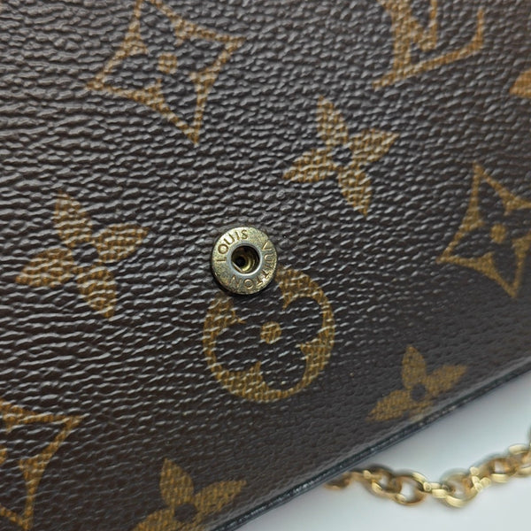 FÉLICIE Monogram Coated Canvas Brown