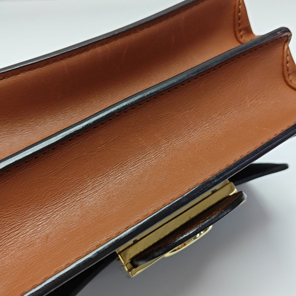 DAUPHINE Mini Monogram Coated Canvas Brown