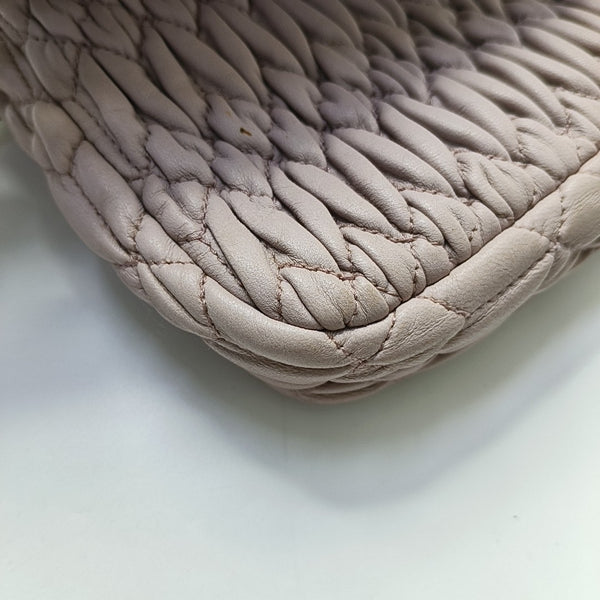 Crystal Quilted Lambskin Pink
