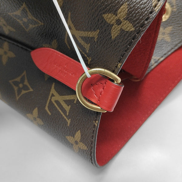 NÉONOÉ MM Monogram Coated Canvas Brown