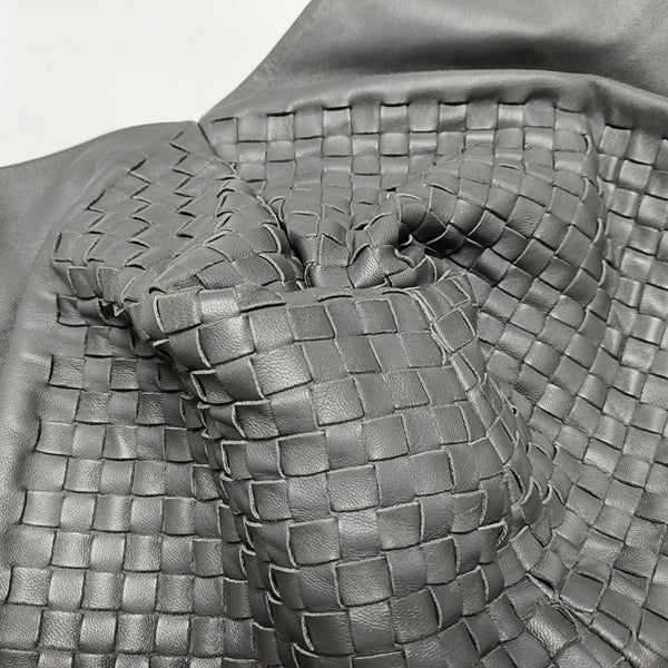 Lambskin Shoulder Bag Gray
