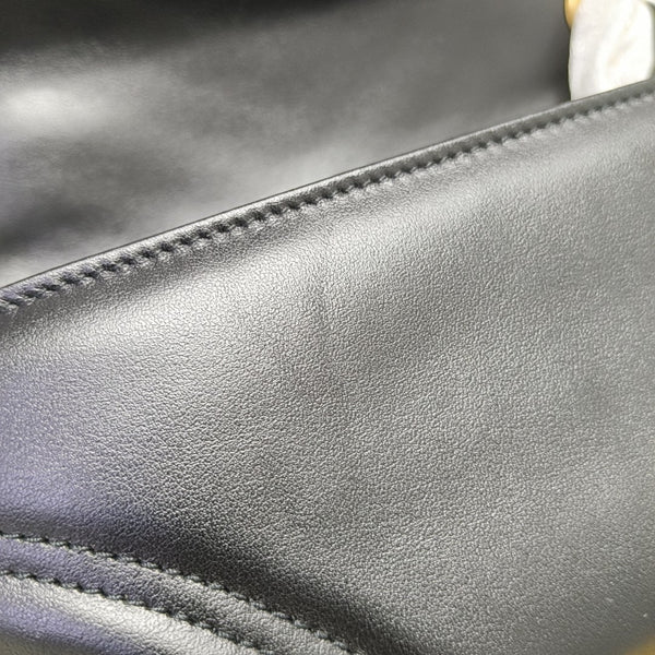 GG Marmont Small Quilted Calfskin Black