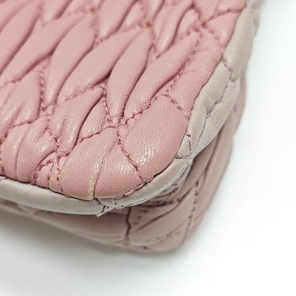 Crystal Quilted Lambskin Red