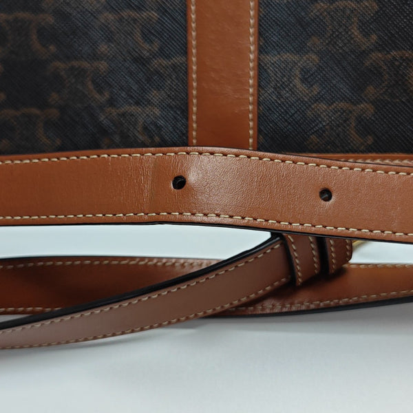 TRIOMPHE CANVAS Medium Coated Canvas Brown