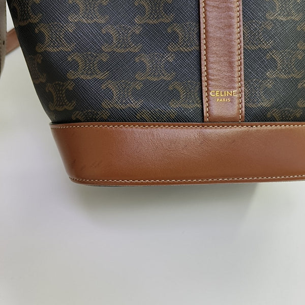 TRIOMPHE CANVAS Small Coated Canvas Brown