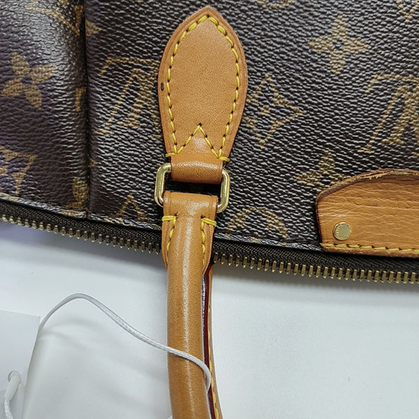 TURENNE Monogram Coated Canvas Brown