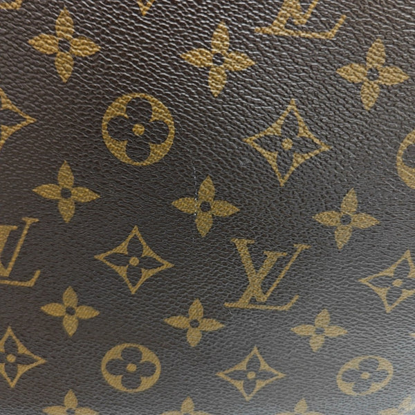NEVERFULL MM Monogram Coated Canvas Brown