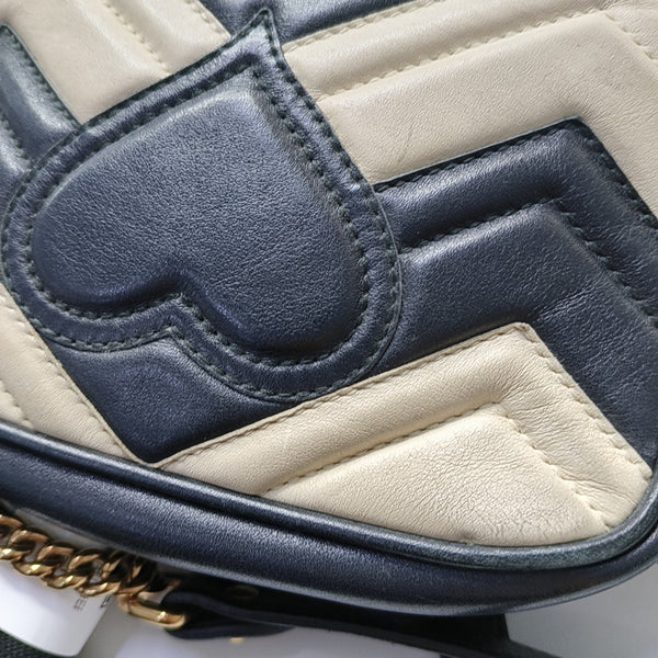 GG Marmont Mini Quilted Calfskin Multicolor