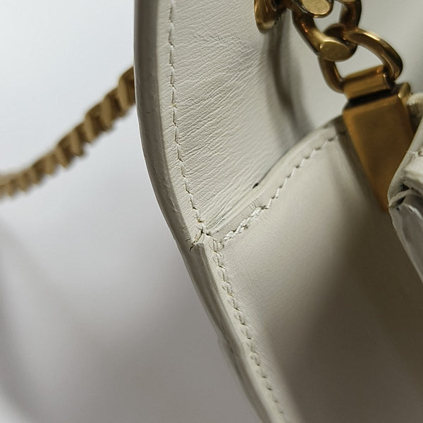 MONTAIGNE Calfskin White