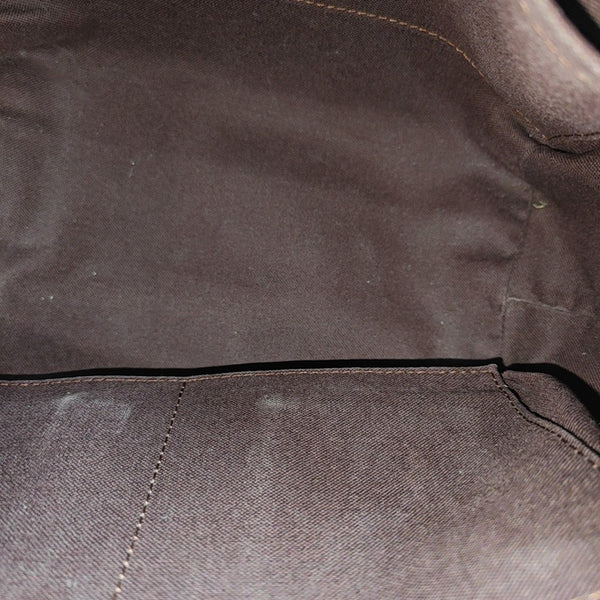 TURENNE Monogram Coated Canvas Brown