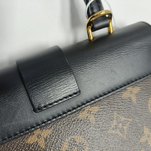LOCKY BB Monogram Coated Canvas Brown
