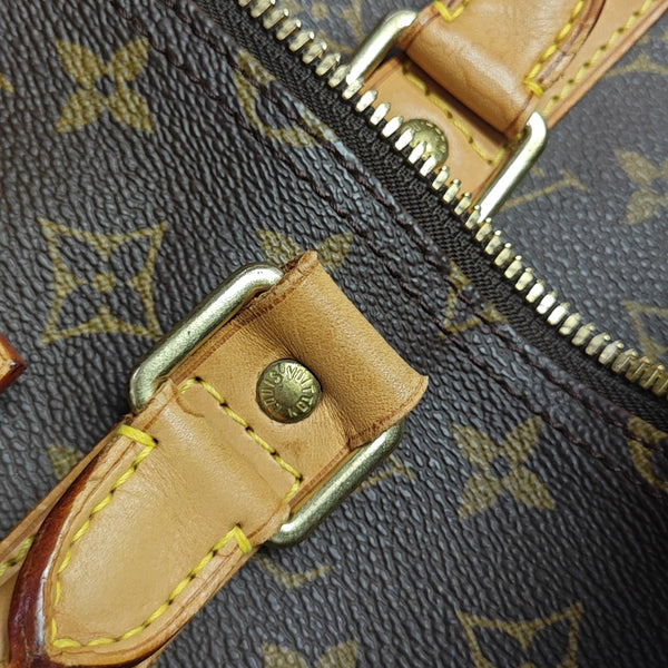 SAC SOUPLE 55 Monogram Coated Canvas Brown