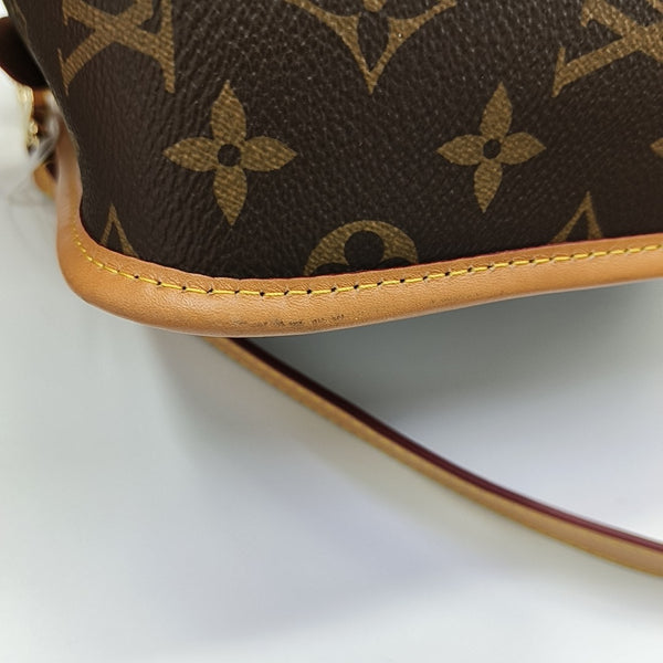DIANE Monogram Coated Canvas Brown