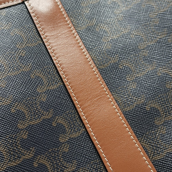 TRIOMPHE CANVAS Medium Coated Canvas Brown