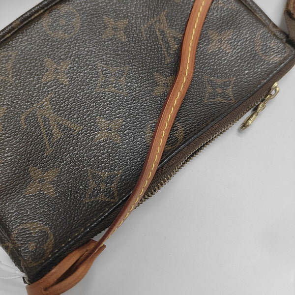 ACCESSOIRES MM Monogram Coated Canvas Brown