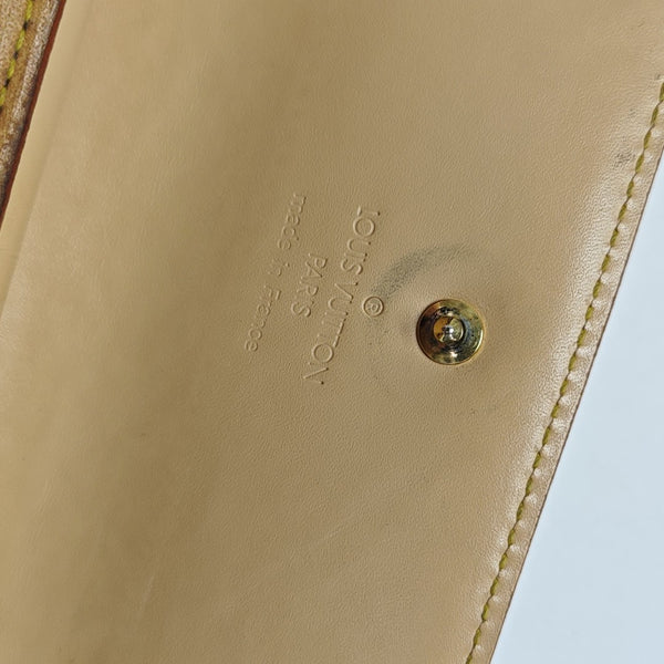 LV × TM INTERNATIONAL Monogram Coated Canvas White Wallet