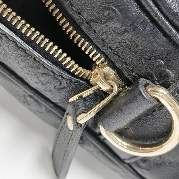 Signature Monogram Calfskin Black