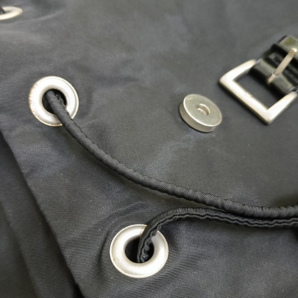 Nylon Backpack Black