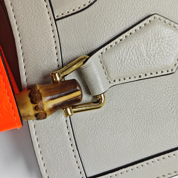 Diana Small Calfskin White