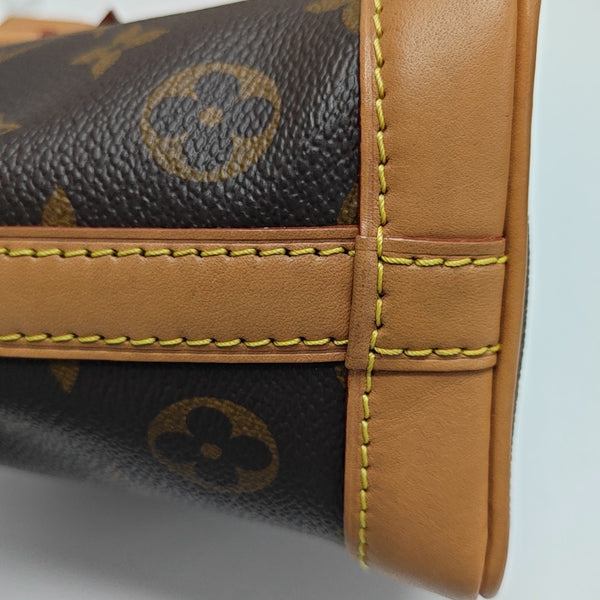 NOÉ Nano Monogram Coated Canvas Brown